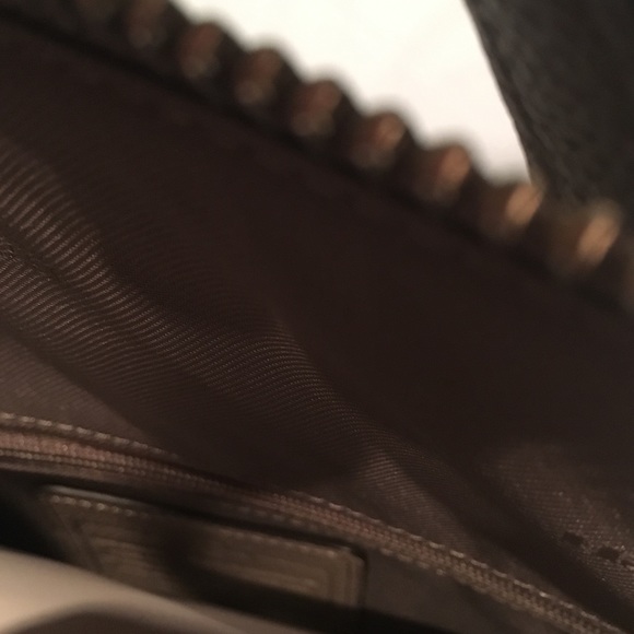 NWT Coach Pebbled Gray Leather Satchel - Picture 8 of 8